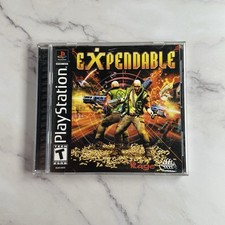Expendable (Sony PlayStation 1, 2000) Complete W/ Manual & Tested picture