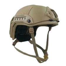 In US NIJ 3A Ballistic IIIA Bullet Proof Uhmw-pe Helmet Sand Militaria Size L/XL picture