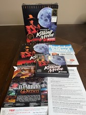 Under A Killing Moon (PC, 1994) MS DOS CD ROM 4 Disc Set Big Box CIB picture