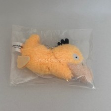 Pokemon Psyduck 13cm Flat Plush Keychain Bag Charm Official Licensed Korea 1PC picture