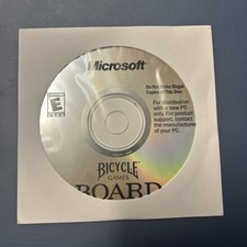 Bicycle Board Games PC - Video Game CD Only - SEALED picture