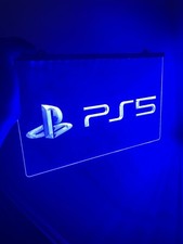 PS5 PLAYSTATION LED Light Sign for Game Room,Office,Bar,Man Cave. PS5 picture