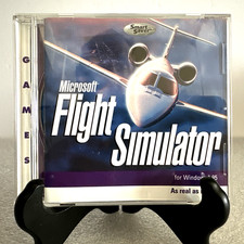 Microsoft Flight Simulator PC (Jewel Case) Windows 95 Smart Saver Mint Condition picture