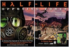 Half Life Opposing Force - PC - Vintage Original Print Ad/Poster Promo Art 2000 picture