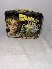 VINTAGE 1975 SPACE: 1999 Double Sided Metal Tin Sci-fi Lunch Box *No Thermos* picture