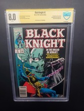 Marvel Comics Black Knight #2 CBCS Signed by MCU Actor Kit Harrington Avengers  picture