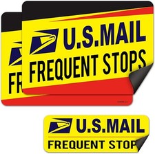 Mail Delivery Driver Magnetic Signs 3 Pack (2×14