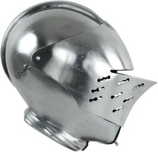 Authentic Battle-Ready Medieval Armet Helmet – Durable Steel Construction picture