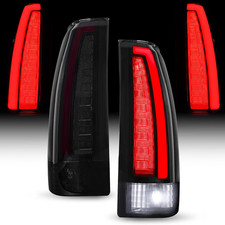 Pair Smoked Black LED Tail Lights for Chevy GMC Pickup Truck 1988-1998 (C/K Seri picture