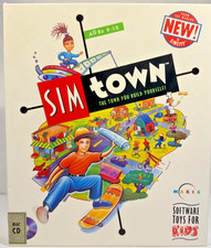 Sim Town - PC Game (1995) - Complete in Big Box picture