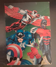 Marvel 1994 Captain America Marvel Masterpieces #A Red Foil Stan Lee PSA picture
