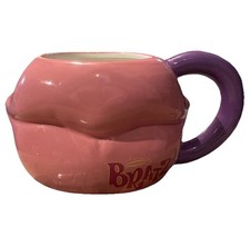 Unique Bratz 20-Ounce Ceramic Mug with 3D Lips Design - Hand Wash Only picture