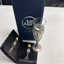 Royal Selangor Lord of the Rings  Galadriel Pewter Shot Glass NIB 2001 picture