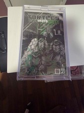 TMNT Black White & Green #1 Signed Eddie Nunez COA Cover RE IDW 2024 picture