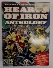 Hearts of Iron Anthology PC (2007) CIB w Life-size Medal & Strategy Map picture