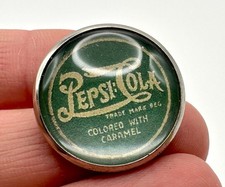 Vintage Style PEPSI COLA Colored With Caramel Green Advertising 1