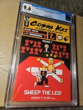 Cobra Kai The Karate Kid Saga Continues #3 CGC 9.6 IDW 1:10 Veregge Retailer RI  picture