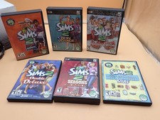 The Sims 2 PC Lot Complete w/ Cases/Manuals Double deluxe, Seasons, Bon Voyage picture