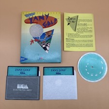 Zany Golf IBM PC 5.25” Electronic Arts Floppy Disc Big Box picture