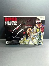 Rapala Pro Bass Fishing Wii Game Rod Peripheral Bundle New Sealed 2010 picture