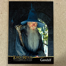 Topps Lord of the Rings Fellowship of the Ring Gandalf #2 RC 2001 2-Card Lot picture