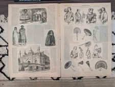 1857 Washington Territory Frontier Harpers Weekly August 22 White Mountains picture