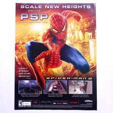 2005 Spider-man 2 PSP Game Promo Vintage Print Ad Retro Gamer Wall Art picture