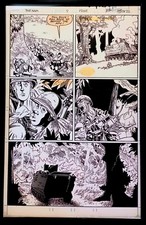 The 'Nam #9 pg. 17 by Michael Golden 11x17 FRAMED Original Art Poster Comic picture