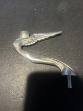 Vintage Art Deco Flying Lady Winged Goddess Hood Ornament Car Mascot Rat Rod picture