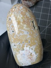 Stunning Ocean Jasper Free Form Peach Colorful Orbs Marovato picture