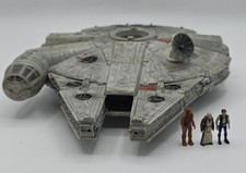 Star Wars Micro Galaxy Squadron Millennium Falcon SWJ0022 Lights & 3 Figures picture