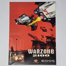 Warzone 2100 PlayStation PS1 PC Strategy Print Ad/Poster picture