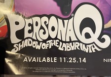 Persona Q Shadow Of The Labyrinth Poster 22x28” Nintendo 3DS Atlus picture