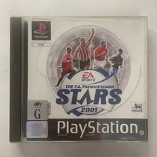 The F.A. Premier League Stars 2001 Sony Playstation 1 PS1 PSX PAL Game No Manual picture