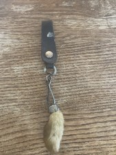Vintage Lucky Rabbits Foot Keychain Carnival Prize picture