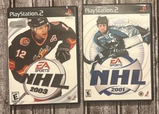 Lot EA Sports NHL 2003, NHL 2001, PlayStation 2/PS2 CIB-TESTED picture