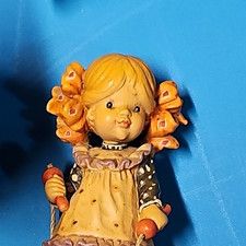 ANRI Sarah Kay Let's Play 4 in Wood Carving Figurine Limited Edition Boxed Italy picture
