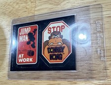 SUPER MARIO ROOKIE CARD 1982 JUMP MAN Nintendo Donkey Kong Sticker picture