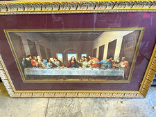 Framed The Last Supper Christian Print Picture by Leonardo da Vinci picture