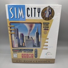 1997 Sim City Classic CDROM Classics Maxis Original City Simulator PC New Sealed picture