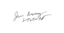 James Jim Downing Pearl Harbor Survivor Autographed Signed Index Card COA 11097 picture