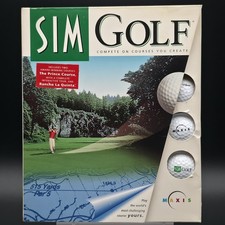 SimGolf: Compete on Courses you Create, 1996, Big Box, New & Sealed picture