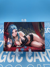 GGC Studio League of Legends Jinx Hand Drawn Custom Art Sketch Card 1/1 AUTO picture