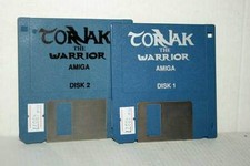 TORVAK THE WARRIOR GAME USED ONLY FLOPPY AMIGA EUROPEAN EDITION CC4 48877 picture