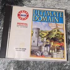 Ultimate Domain Cd-Rom Medieval Simulation Gamers Choice 90s Vintage picture
