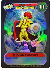 Bandai Digimon D-Tector Series 4 Holographic Trading Card Game Kingetemon picture