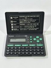 VINTAGE CASIO DATA BANK DC 2000 130 ORGANISER USED IN BLACK HL3 picture