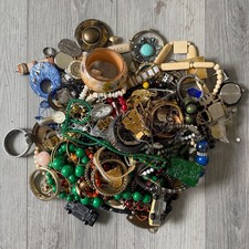 VINTAGE MIXED COLLECTIBLES & JEWELRY JUNK DRAWER LOT & MORE AS IS READ DESCRIPT picture