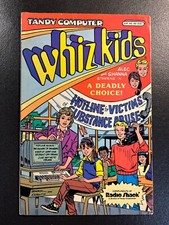 Tandy Computer Whiz Kids 1 VARIANT 3rd PRINT RARE 1990 Radio Shack Drug Abuse picture