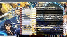 SWORD ART ONLINE LAST RECOLLECTION MOD, SAO CHEATS, RARE WEAPONS, SECRET ID LIST picture